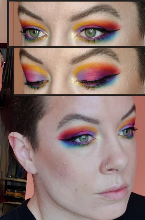 Rainbow Lower Lash Line