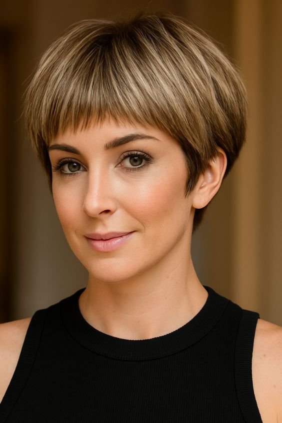 Short Textured Shingle Bob