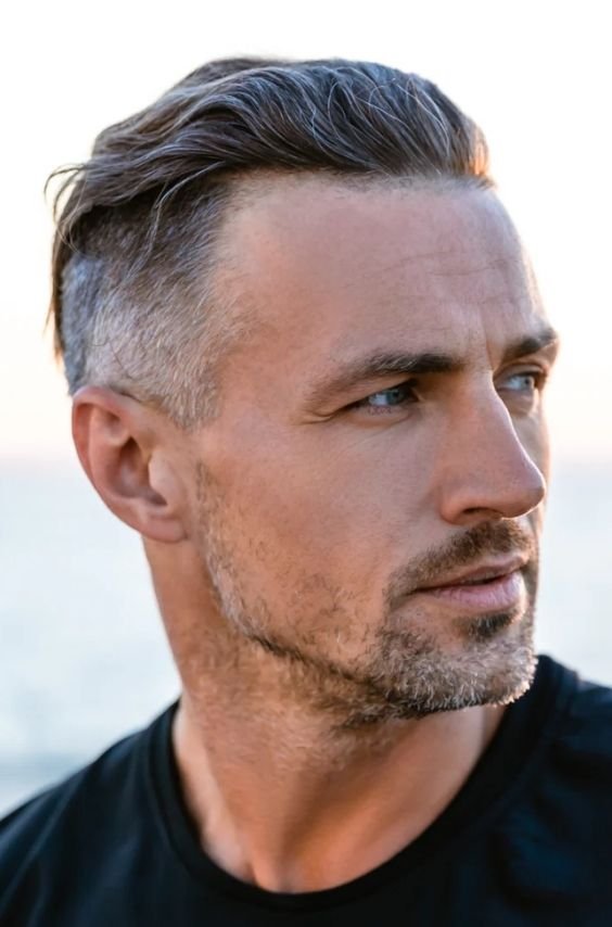 Silver Fox Fade