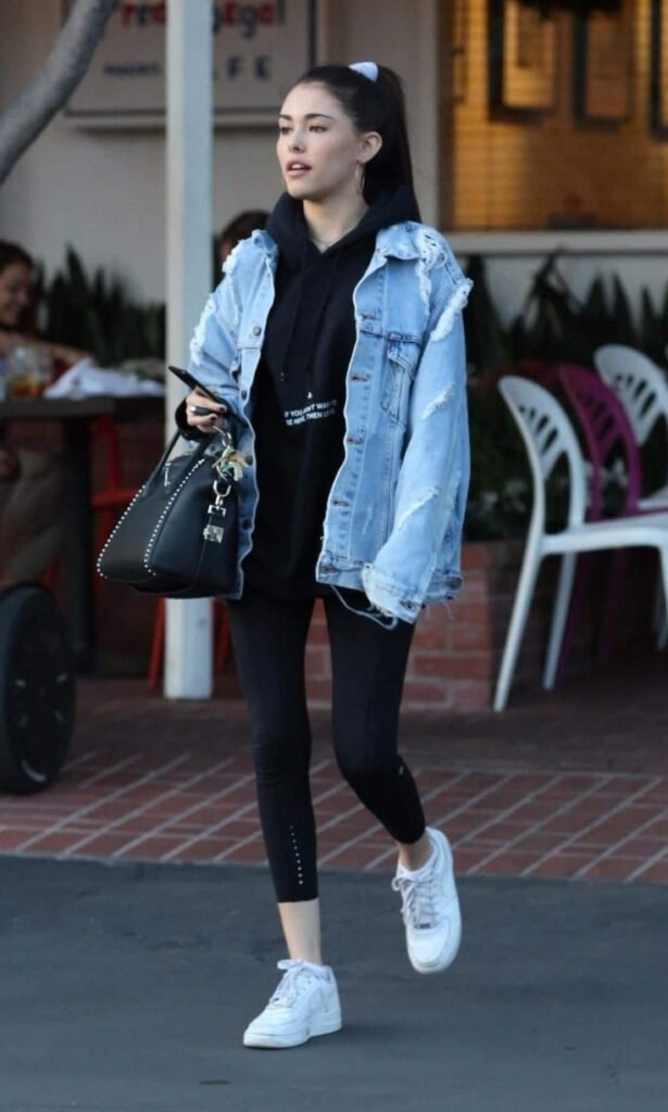 All-Black Ensemble + White Air Force 1s