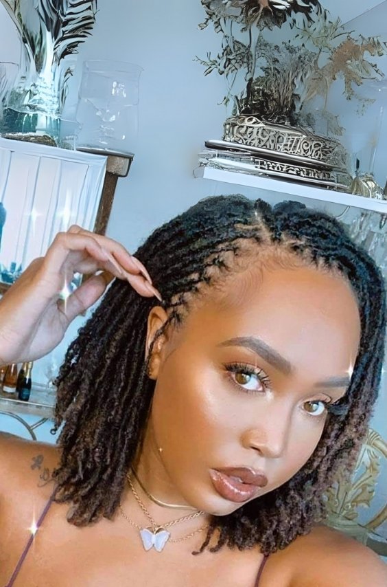 Backcombed Short Dreadlocks 