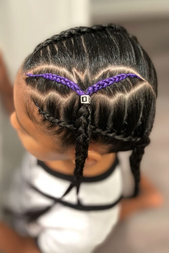 Bat Wing Side Braids