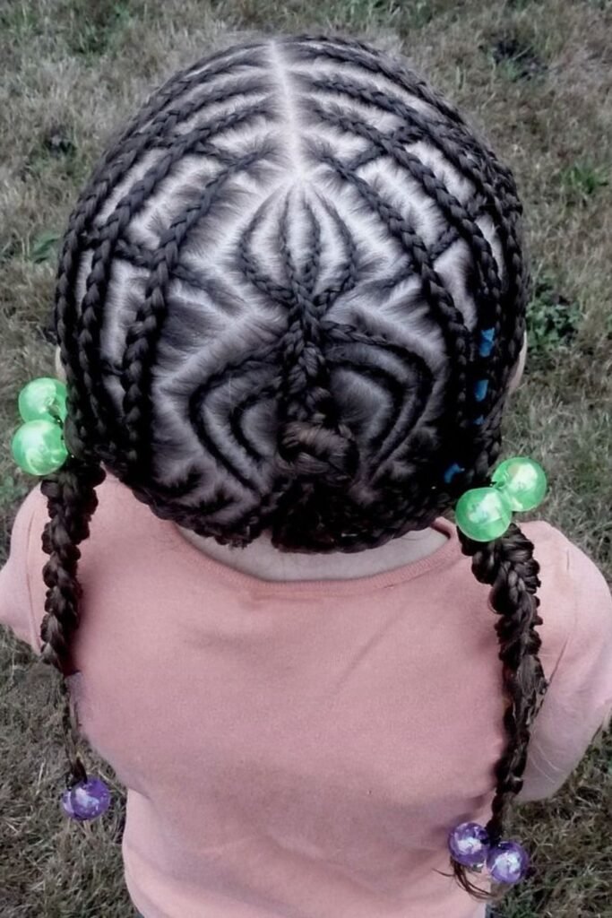 Black Widow Spider Braids