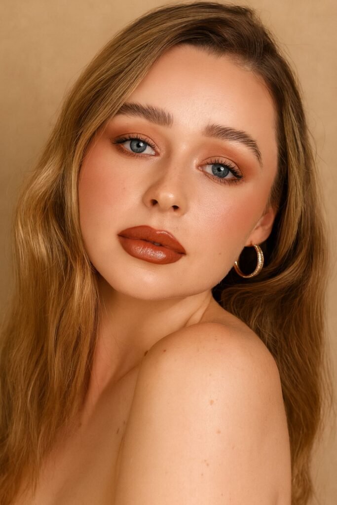 Cinnamon Brown Neutral Glam