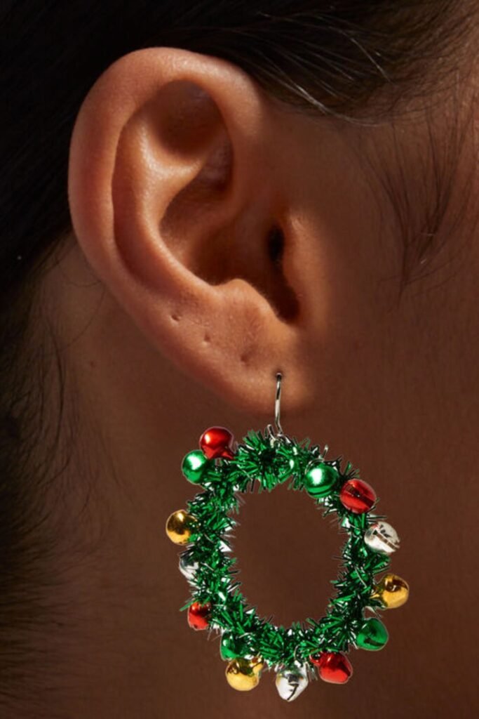 Christmas Wreath Hoops