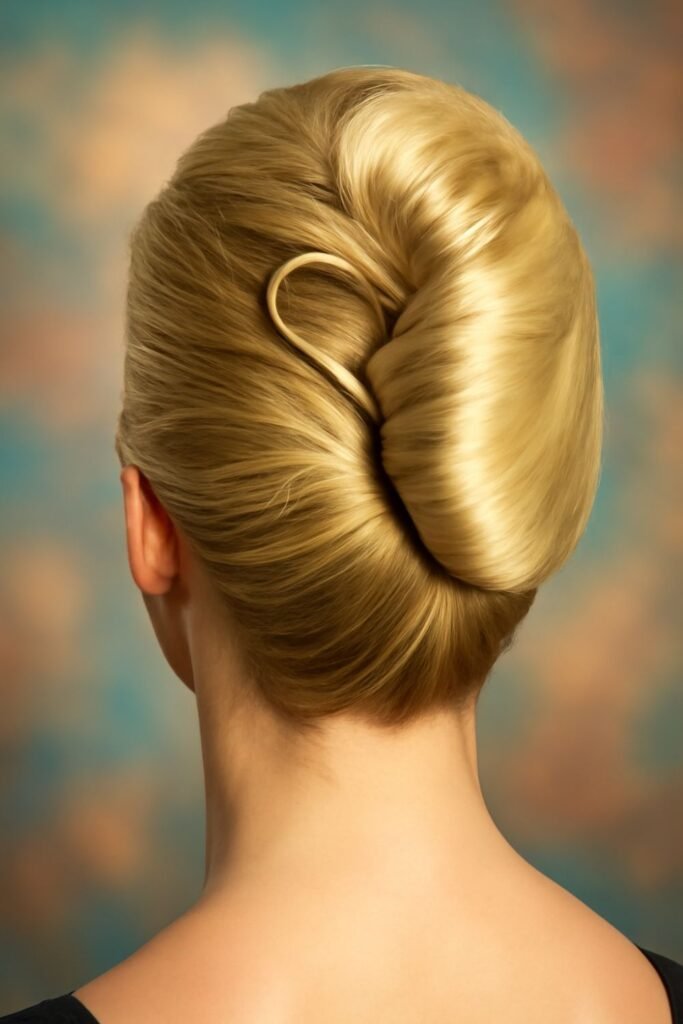 Classic French Twist with Pins