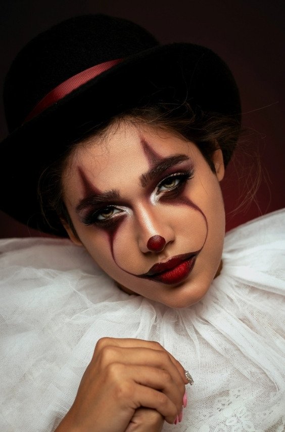 Clown Makeup for Halloween