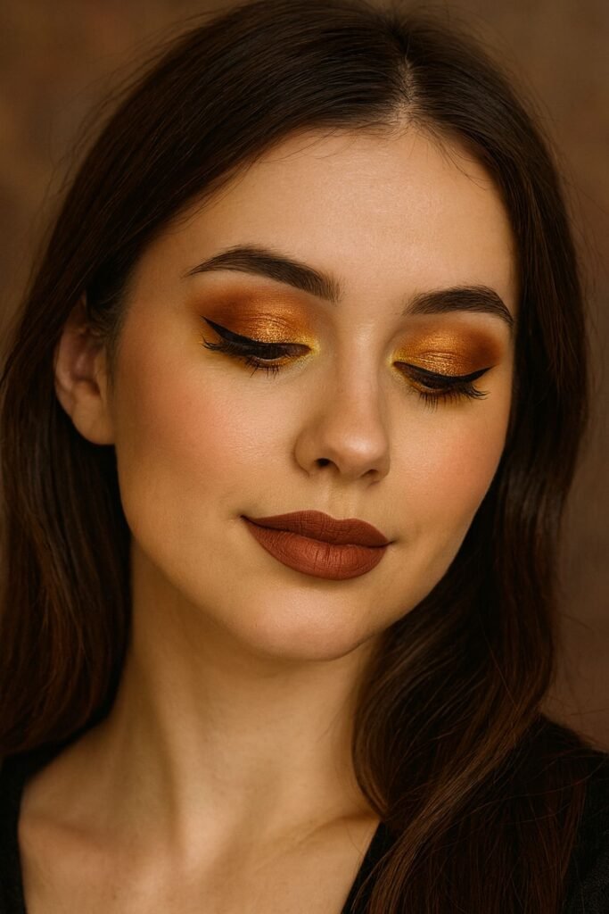 Copper and Gold Ombre