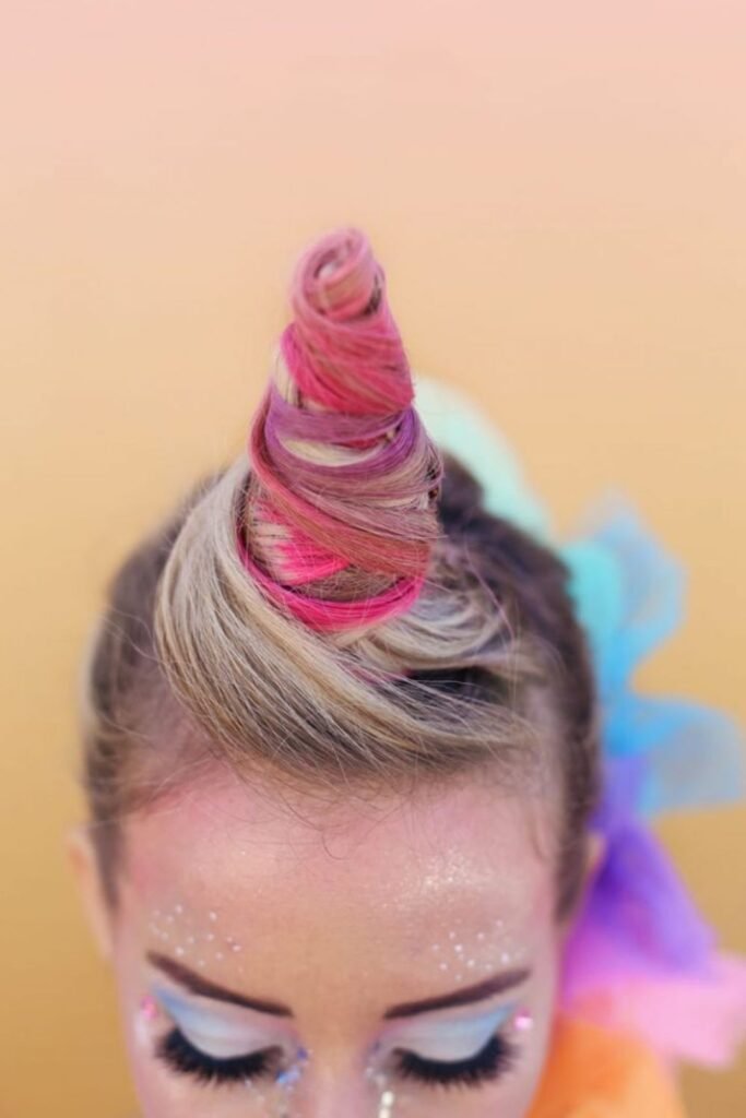 Cotton Candy Unicorn Curls