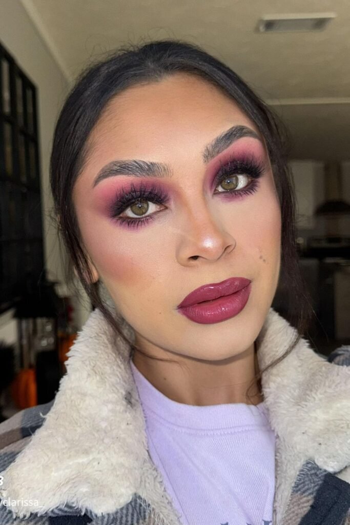 Cranberry Smoky Eye