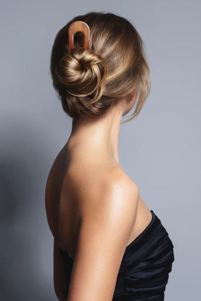 Decorative Pinned French Twist