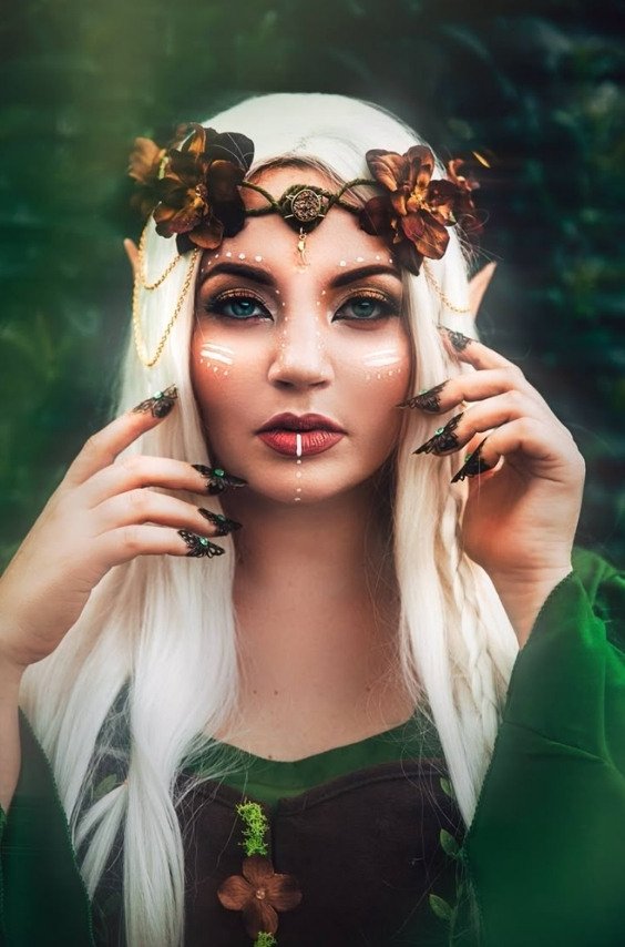 Elf Halloween Makeup Idea