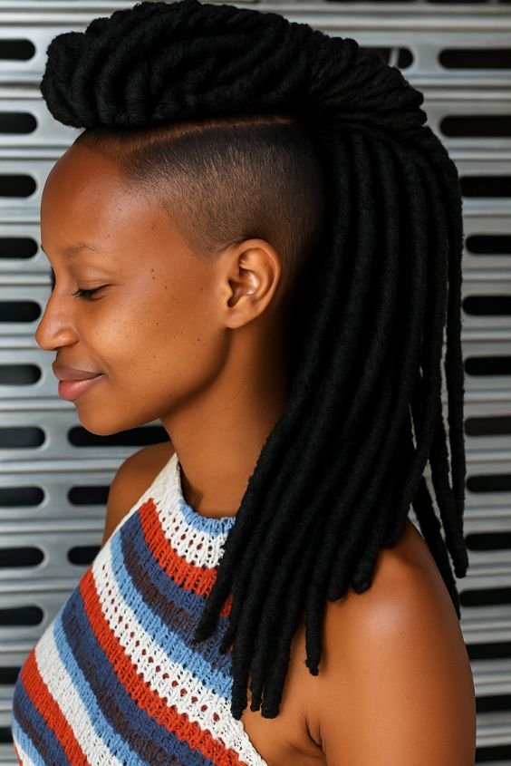 Faux Hawk Loc Style
