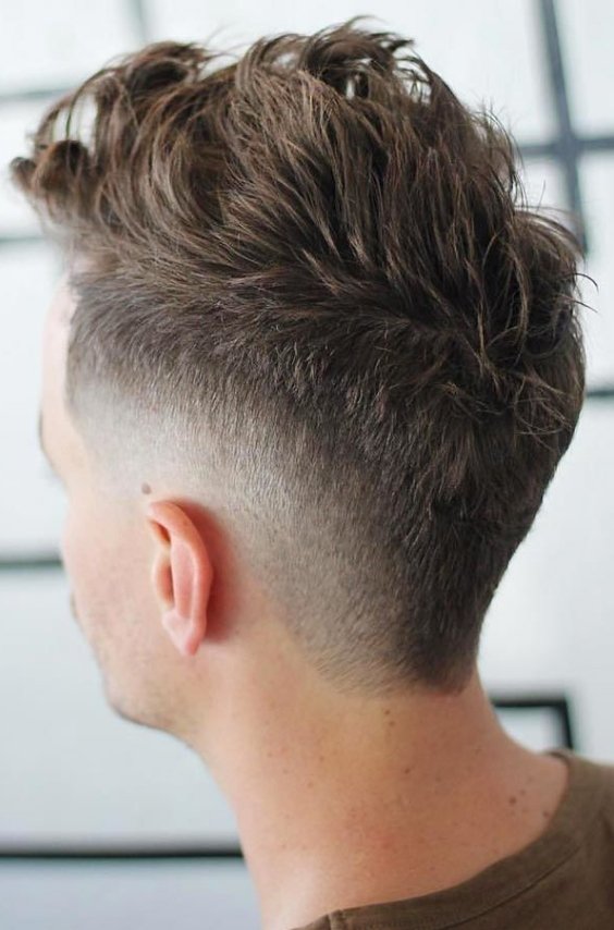Faux Hawk with Taper Fade