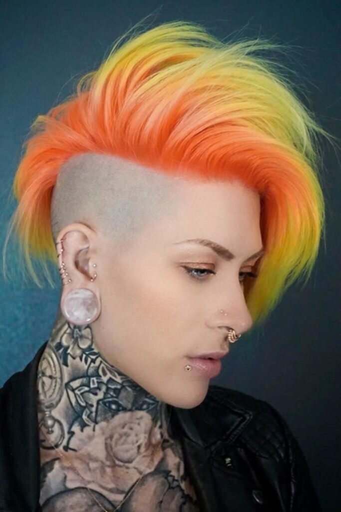 Flame-Tipped Fauxhawk