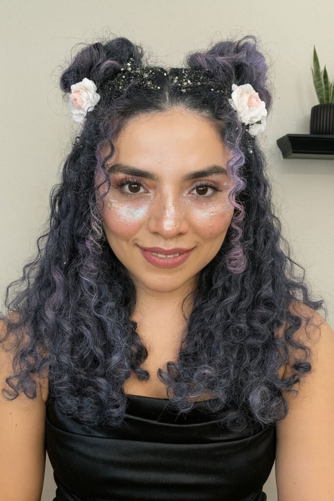 Glitter Monster Curls