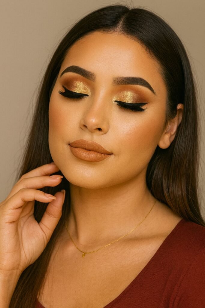 Golden Brown Soft Glam
