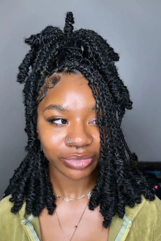 Half-Up, Half-Down Locs 