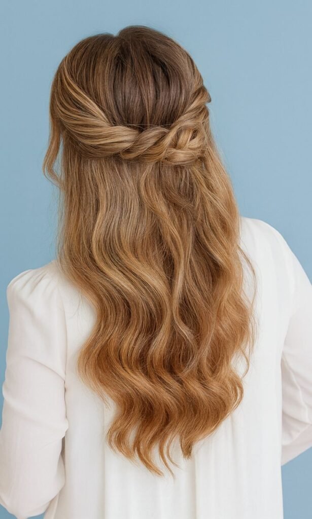 Half-Up Twisted Braids