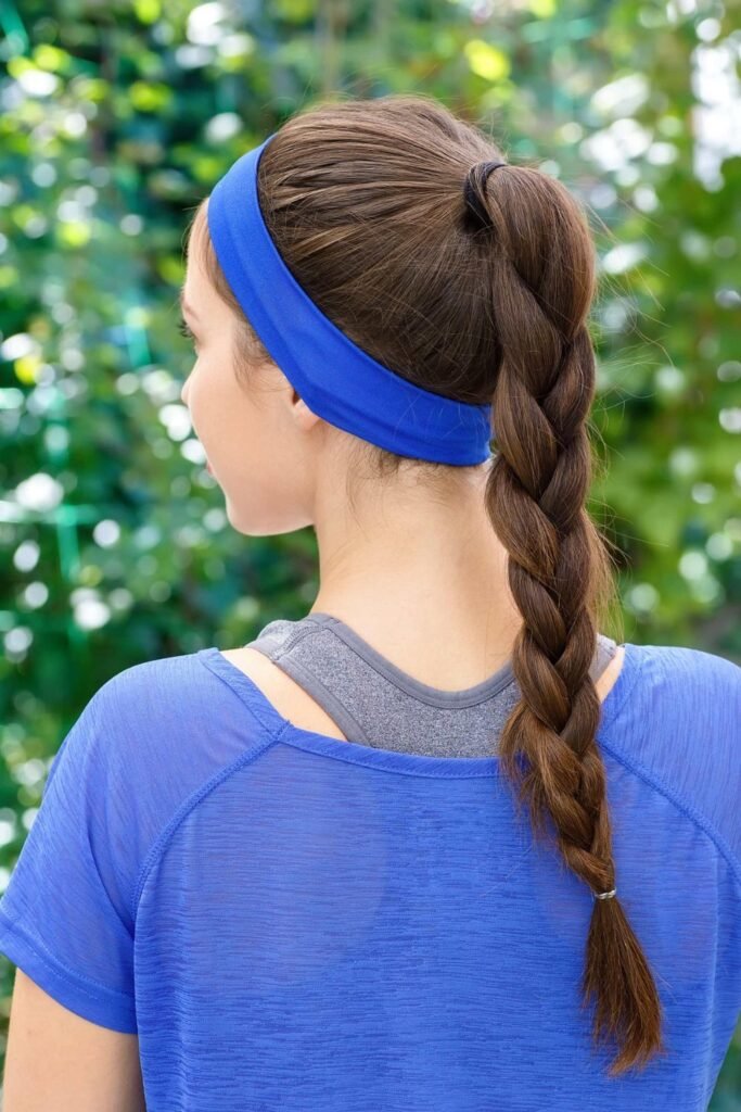High Braided Ponytail