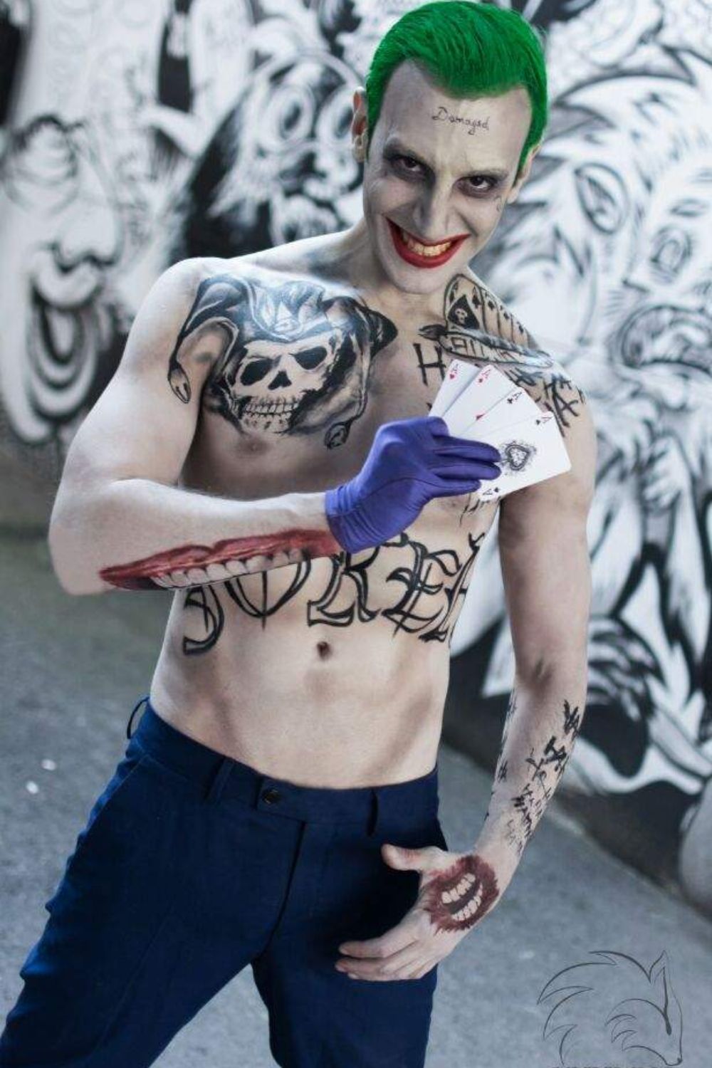 Jared Leto Shadow 13 Joker Halloween Makeup Looks to Steal the Show This Year