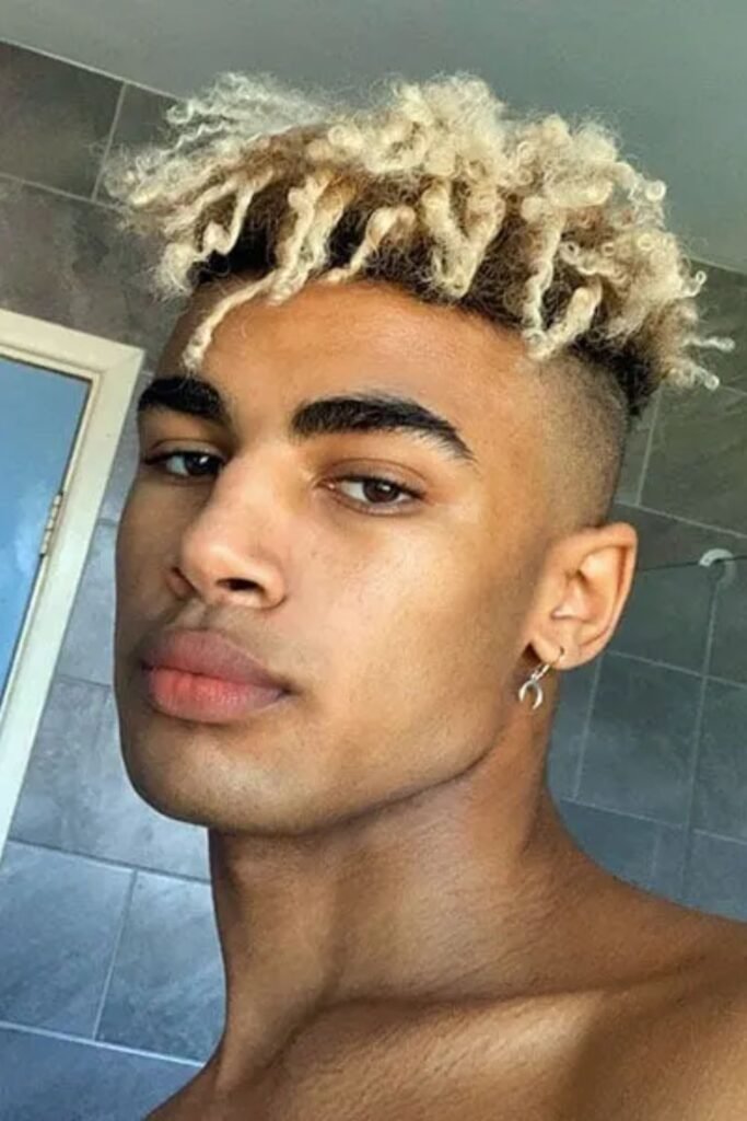 Kinky Blonde Broccoli With Undercut