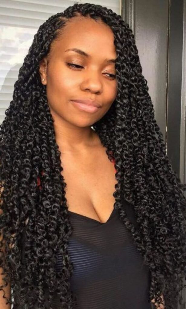 Long Kinky Twists with Curly Ends