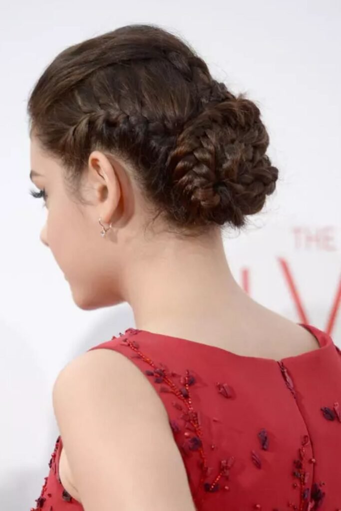Low Braided Bun