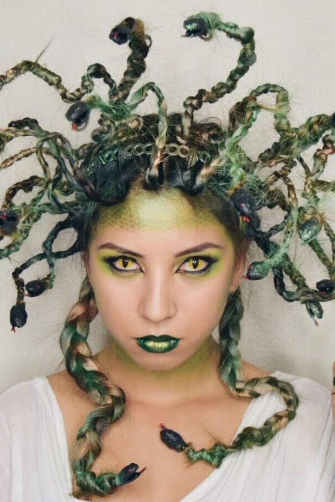Medusa-Inspired Snake Braids