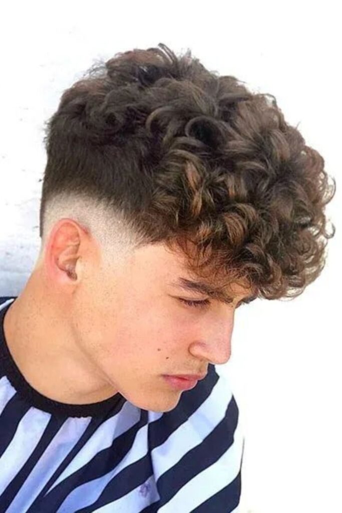 Mid Fade Broccoli Perm