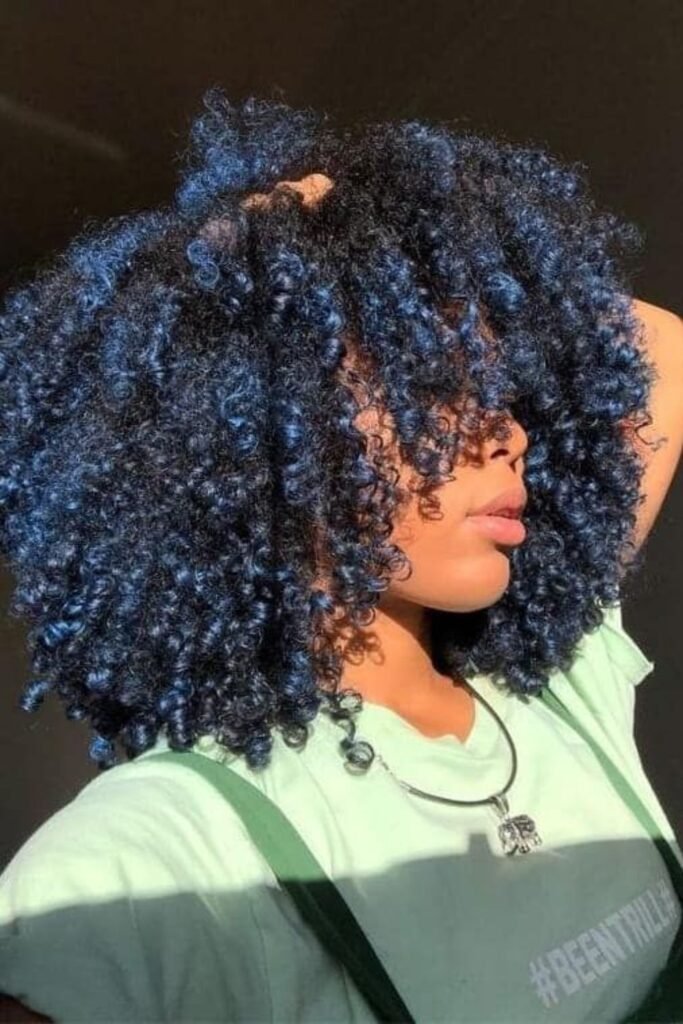 Midnight Blue Curls
