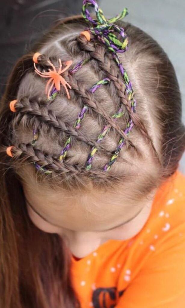Mini Braids with Spider Clip Details