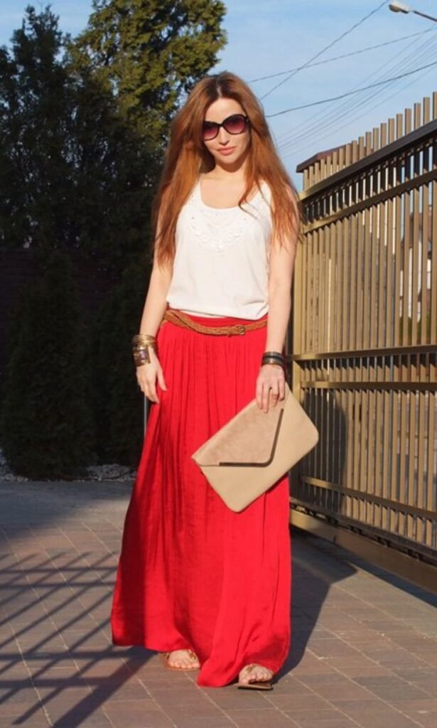 Off-Shoulder Top + Maxi Skirt