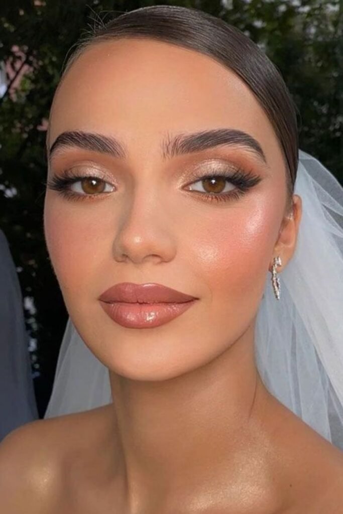 Peach Champagne Neutral Glam