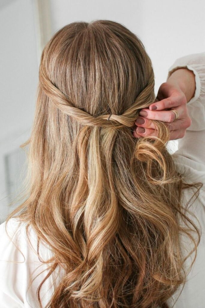 Pinned Half-Up Twists