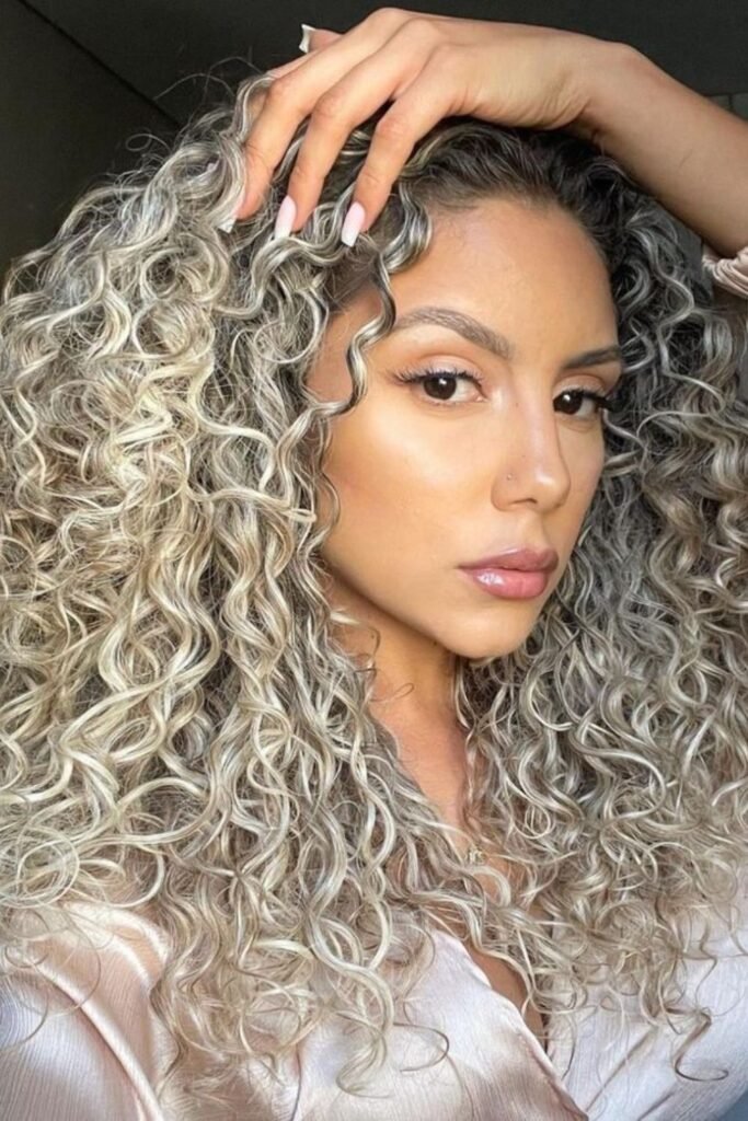 Platinum Blonde Spirals