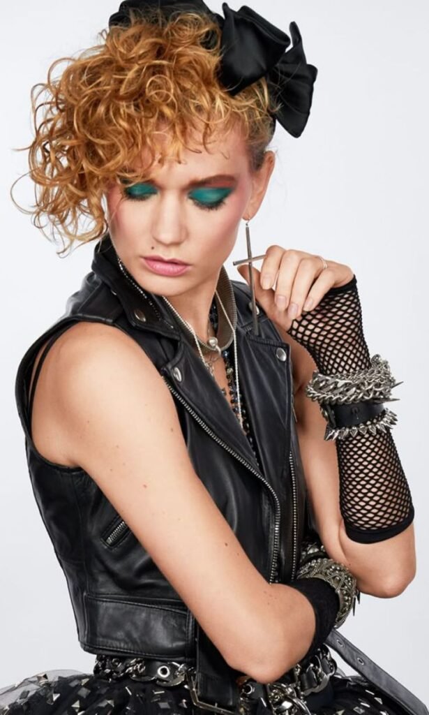Playful 80s Rock Star