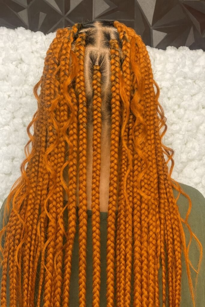 Pumpkin Spice Goddess Braids