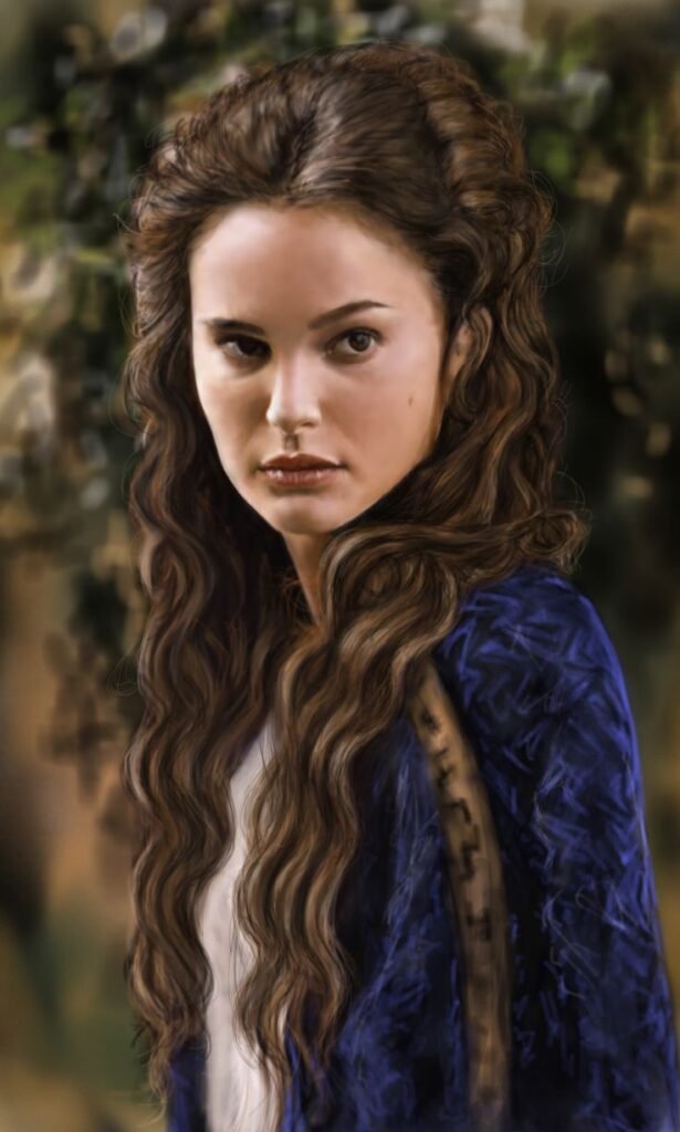 Queen Padmé’s Braided Half Updo