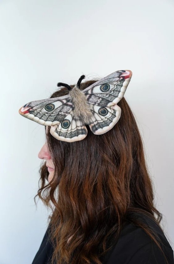 Realistic Moth Hairpins