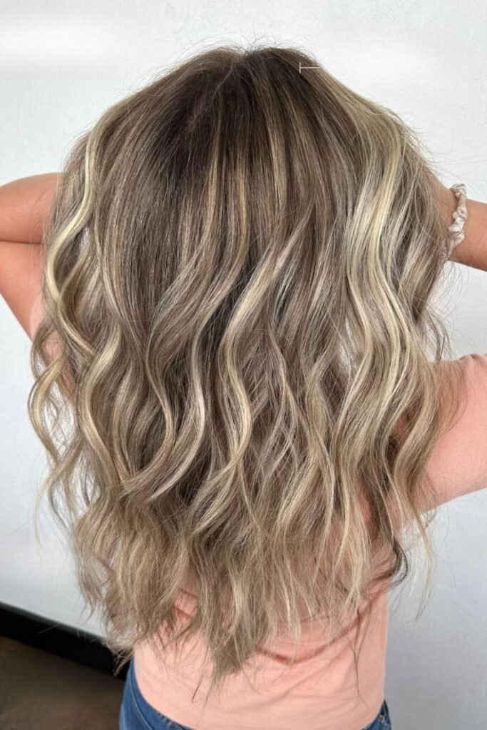 Romantic Vanilla Latte Blonde Curls