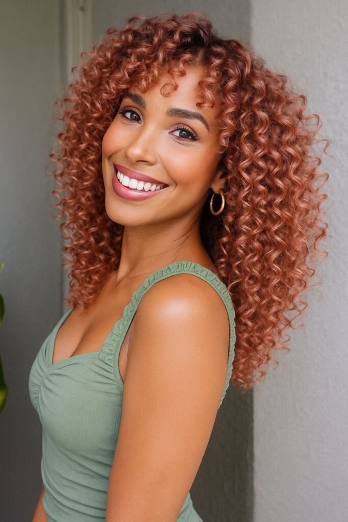 Rose Gold Curly Magic
