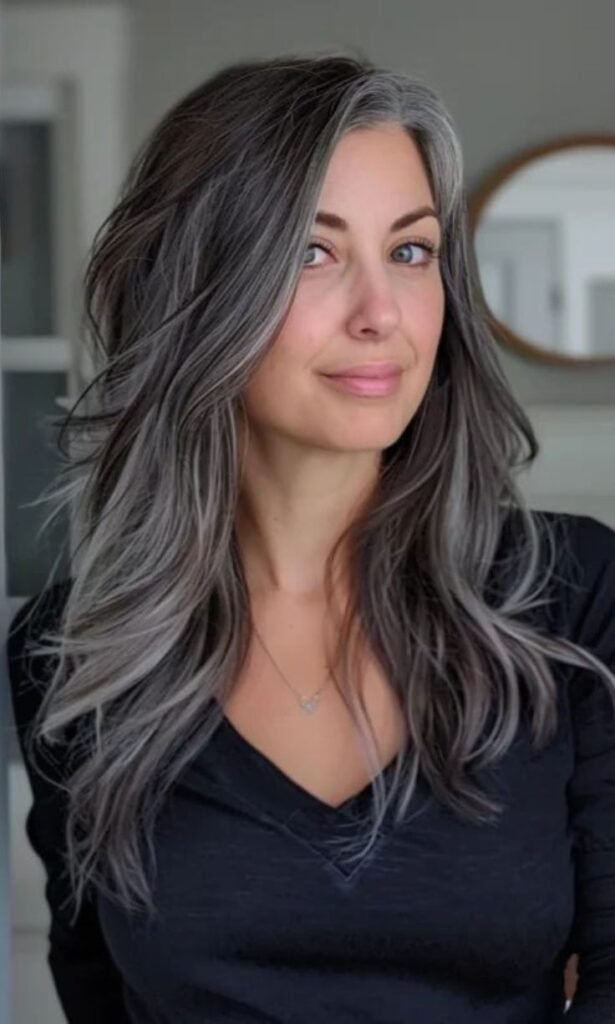 Salt And Pepper Balayage