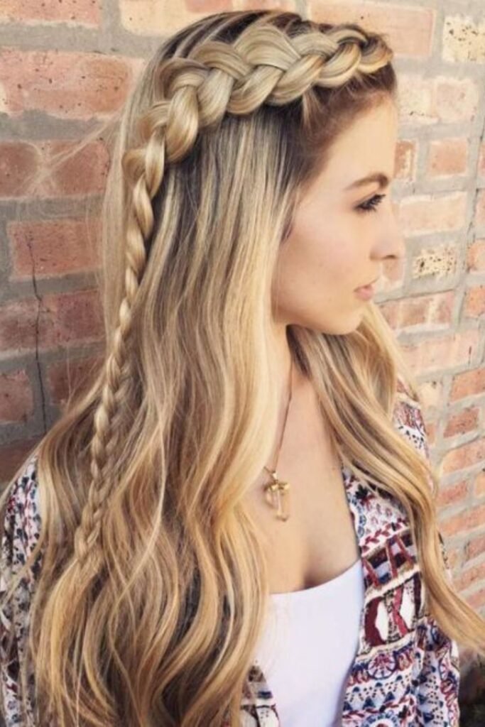 Side-Swept French Pin Style