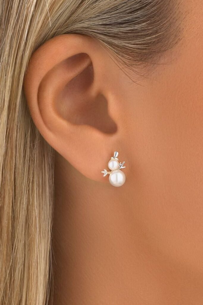 Snowman Stud Earrings