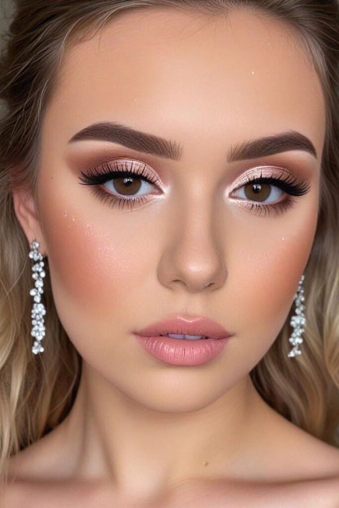Soft Mocha Glam Makeup