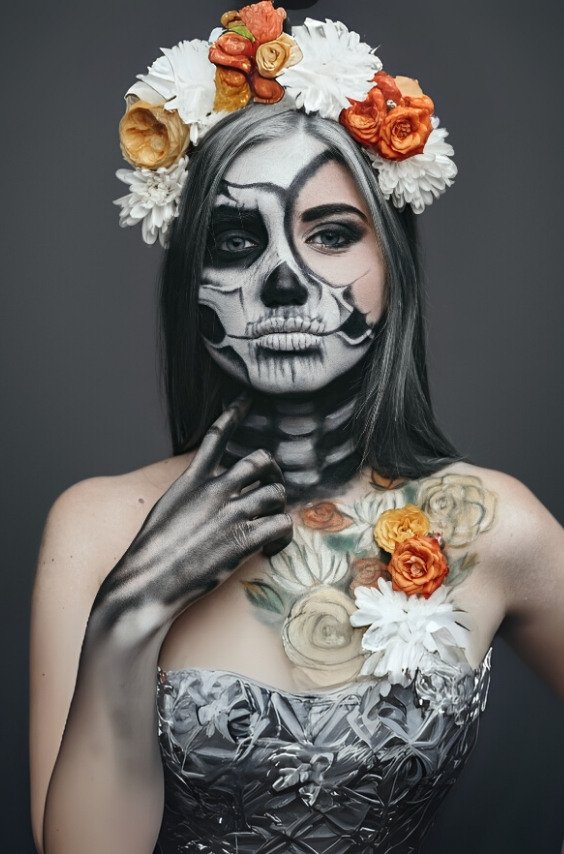 Spa Day Halloween Makeup
