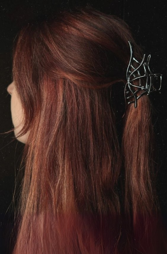 Spider Web Ponytail Clip