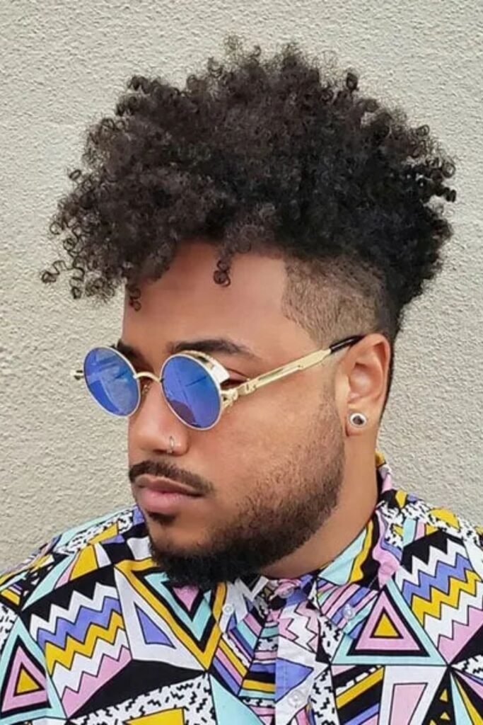 Taper Fade With Broccoli Texture