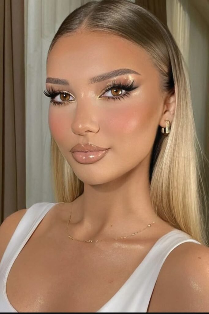 Taupe and Golden Nude Glam